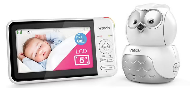 Відеоняня Vtech BM-5550 Сова Біла (4897027123692) - зображення 5