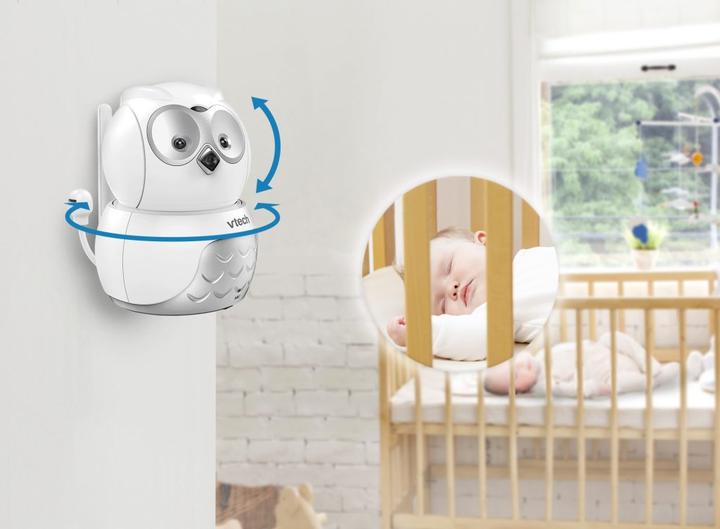 Відеоняня Vtech BM-5550 Сова Біла (4897027123692) - зображення 15