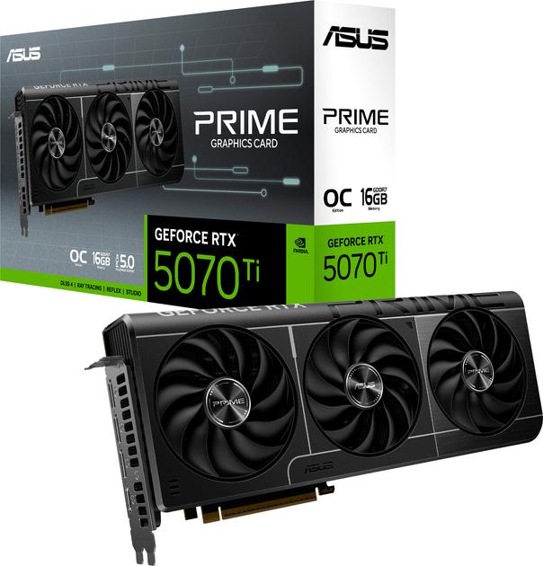 Видеокарта ASUS PCI-Ex GeForce RTX 5070 Ti PRIME OC Edition 16GB GDDR7 (256bit) (28000) (HDMI, 3 x DisplayPort) (PRIME-RTX5070TI-O16G) - изображение 19