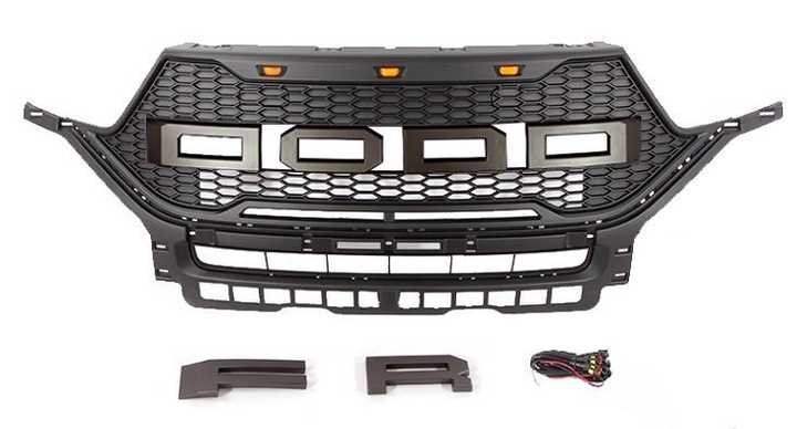 Решетка радиатора тюнинг ASP Ford Explorer 20- 6 LED стиль Raptor Форд Эксплорер L2258 - изображение 1