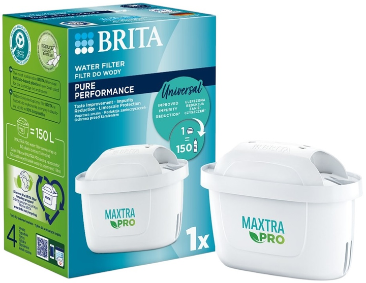 Wkład do dzbanków filtrujących Brita MX+ Pro Pure Performance (AGABRIDZF0021) - obraz 1