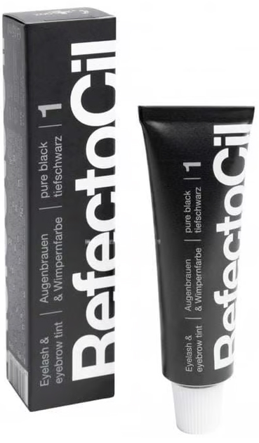 Farba do brwi i rzęs RefectoCil 01 Pure Black 15 ml (9003877906957) - obraz 2