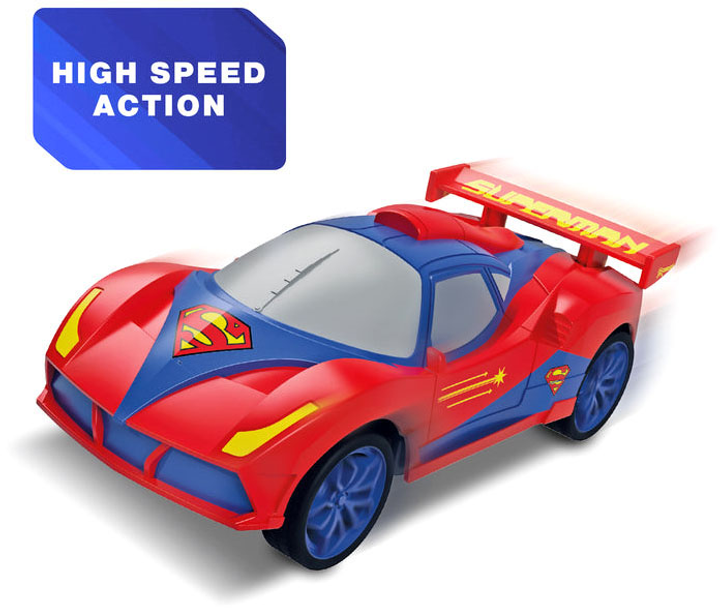 Auto zdalnie sterowane Bladez Superman Racer 1:28 (5060158856787) - obraz 4