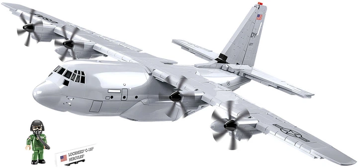 Набір блоків Cobi Armed Forces Lockheed C-130 Hercules 602 елемента (5902251058395) - зображення 3