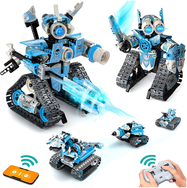 Klocki konstrukcyjne iM.Master RC Robo-auto 3 w 1 398 elementów (6973676040486) - obraz 3