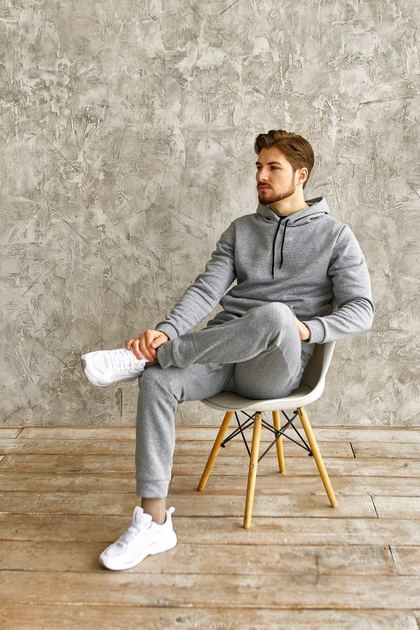 Костюм Базовий теплий сірий XXL - изображение 2
