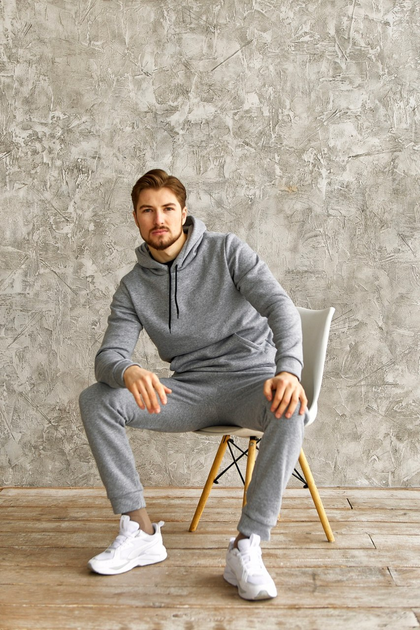 Костюм Базовий теплий сірий XXL - изображение 3