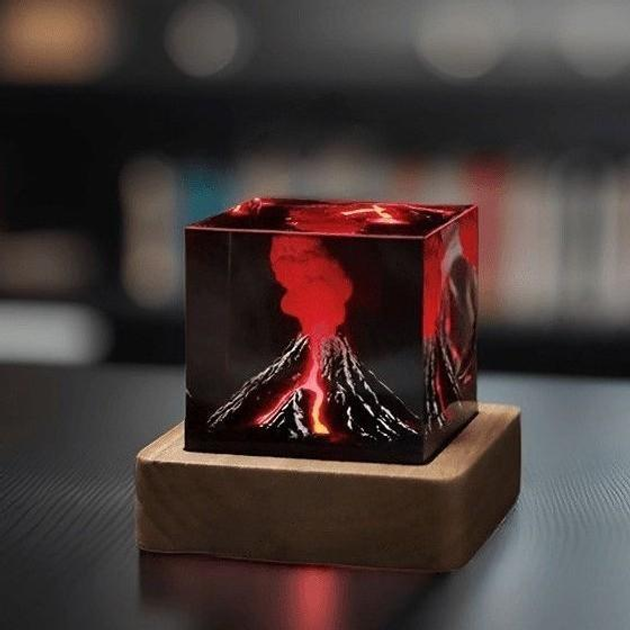 Необычный ночник Вулкан (креативный светильник Вулкан) на USB – фото ...