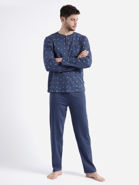 Piżama Admas 60283 XXL Niebieski (8433623686900) - obraz 2
