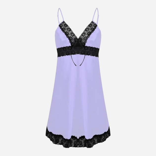Нічна сорочка жіноча DKaren Slip Peggy XS Світло-синя (5903068506123) - зображення 3