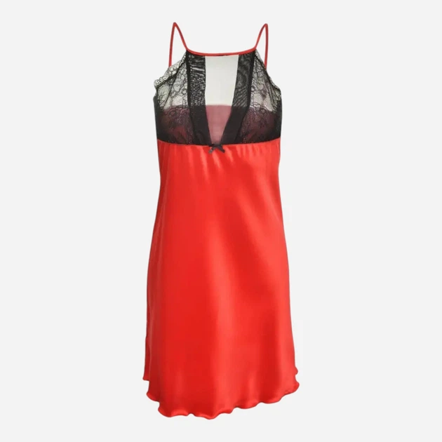 Koszula nocna damska DKaren Slip Dorothy XS Czerwona (5902230061200) - obraz 2