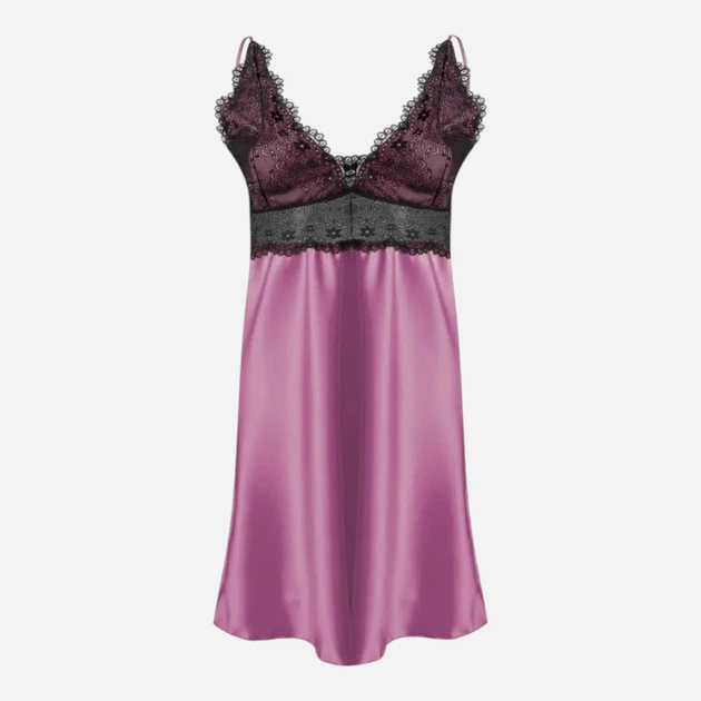 Koszula nocna damska DKaren Slip Fabien XS Różowa (5903068507861) - obraz 3