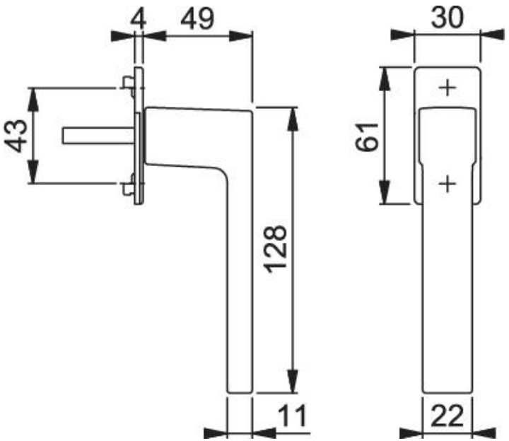 Ручка HOPPE Austin бронза F4 (15-11689195) - зображення 2