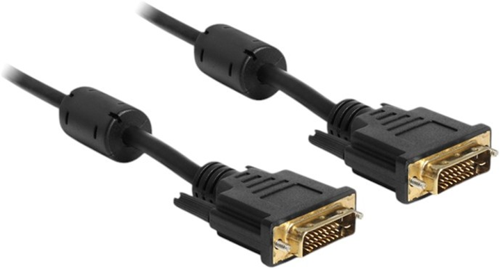 Кабель Delock DVI 24+1 male - DVI 24+1 male 5 м (4043619831920) - зображення 1