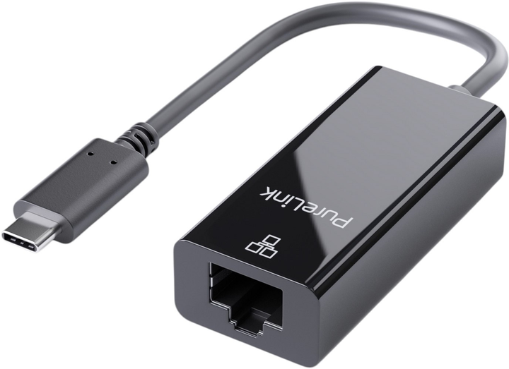 Adapter PureLink IS261 iSeries USB-C to Ethernet Gigabit 0.1 m (4251364719091) - obraz 1