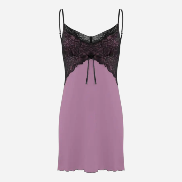 Koszula nocna damska DKaren Slip Tatiana L Ciemna pudrowa (5903068513152) - obraz 3