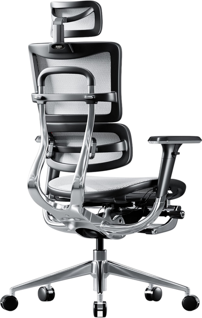 Крісло офісне ергономічне Diablo Chairs V-Master Black-White (5904405577172) - зображення 5