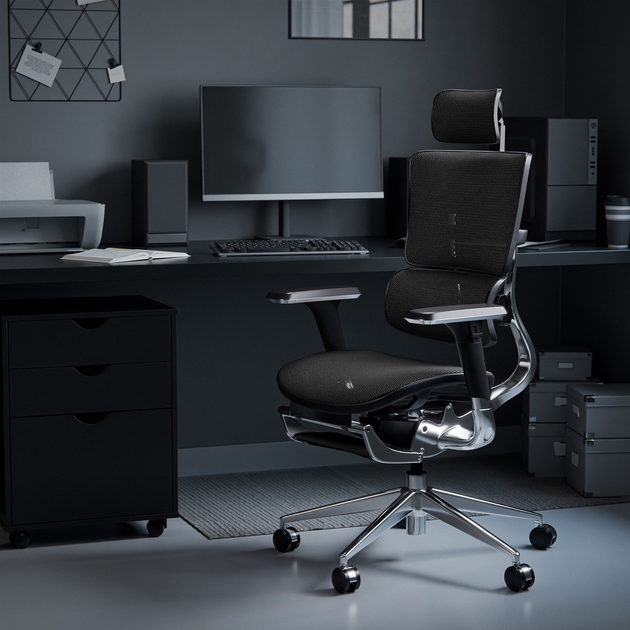 Крісло офісне ергономічне Diablo Chairs V-Master Black (5902560334470) - зображення 6