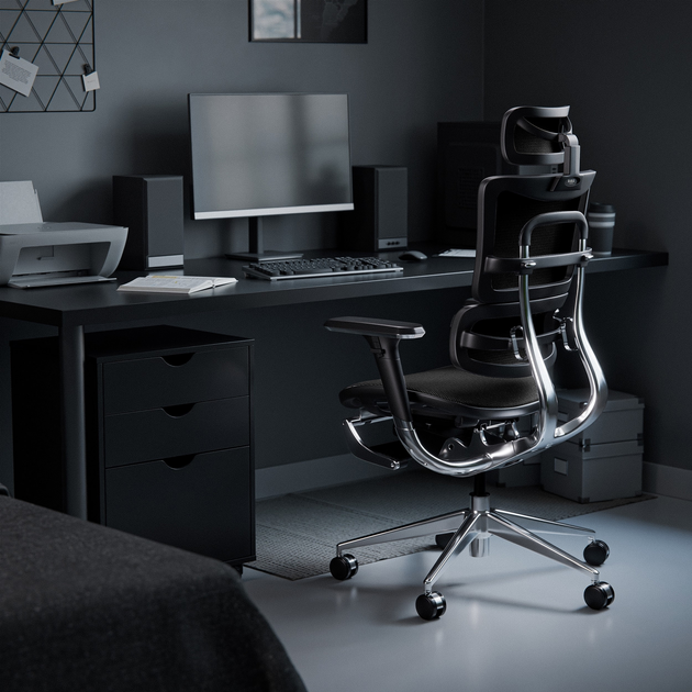 Крісло офісне ергономічне Diablo Chairs V-Master Black (5902560334470) - зображення 7