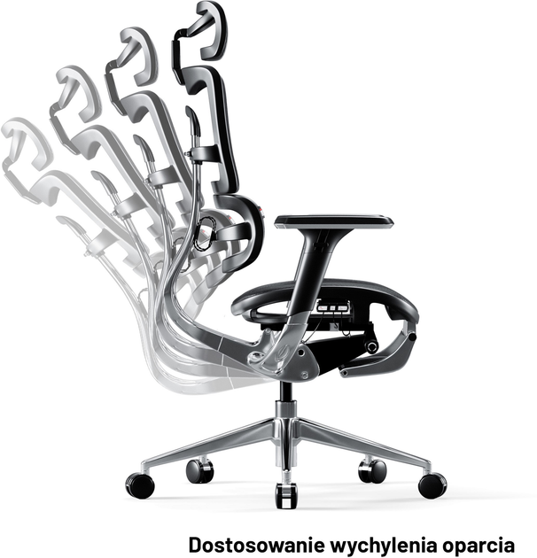 Крісло офісне ергономічне Diablo Chairs V-Master Black (5902560334470) - зображення 15
