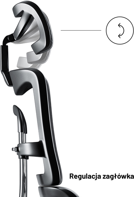 Крісло офісне ергономічне Diablo Chairs V-Master Black (5902560334470) - зображення 16
