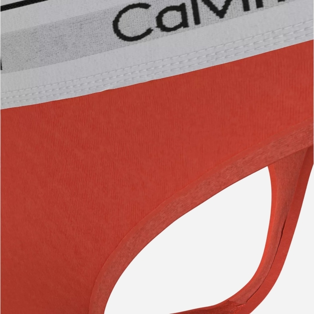 Трусики cтрінги жіночі бавовняні Calvin Klein Underwear 0000F3786E1TD M Помаранчеві (8720108759434) - зображення 8