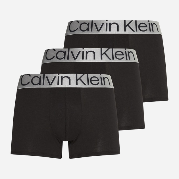 Набір трусів-боксерів чоловічих Calvin Klein Underwear 000NB3130A-7V1 XL 3 шт Чорний (8719855387250) - зображення 1