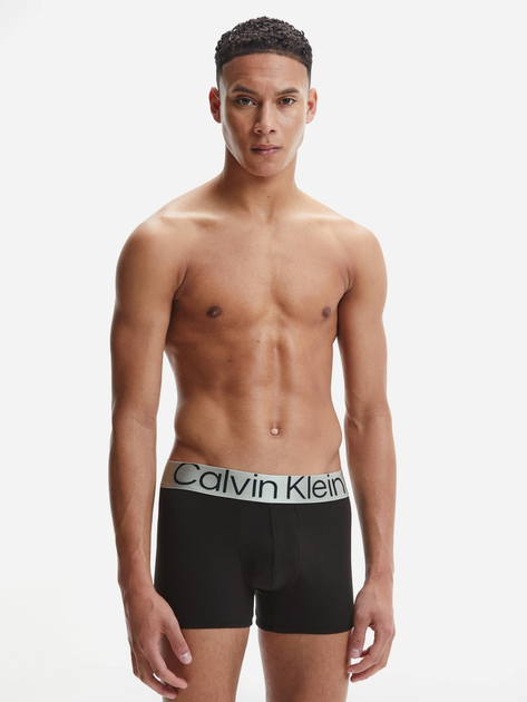 Zestaw majtek męskich typu bokserki bawełnianych Calvin Klein Underwear 000NB3130A-7V1 2XL 3 szt Czarny (8719855387281) - obraz 5
