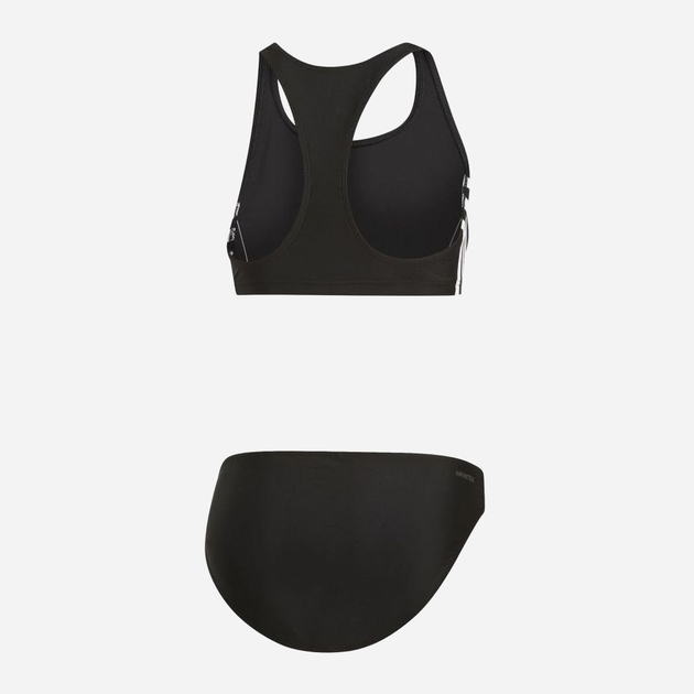 Strój kąpielowy dwuczęściowy damski adidas Fit 2Pc 3S DQ3315 38 Czarny (4060515169117) - obraz 5