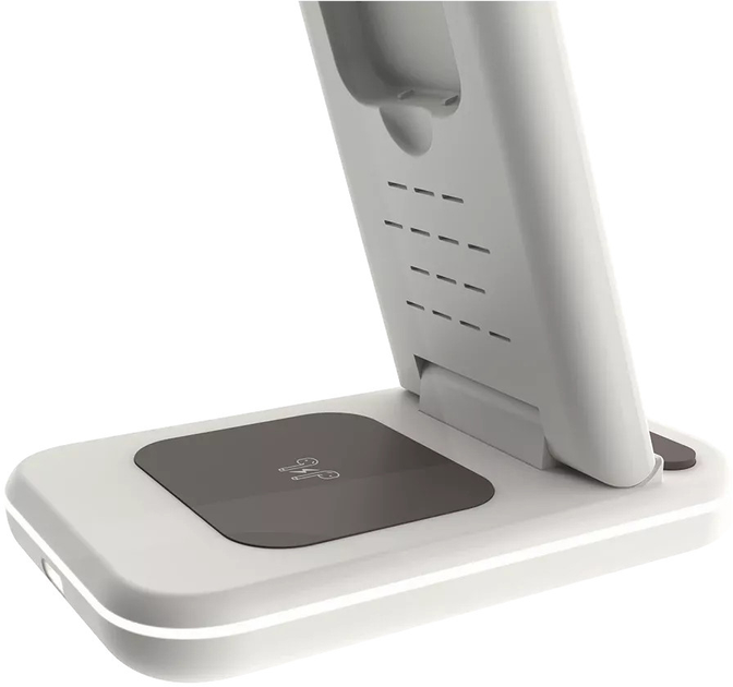 Бездротова зарядна станція Canyon WS-304 3-в-1 15W Cosmic Latte (CNS-WCS304CL) - зображення 6