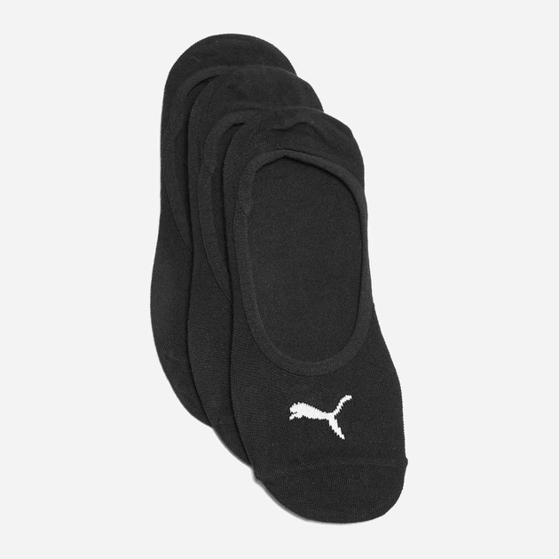 Skarpetki stopki męskie 3 pary Puma Footie 3P Unisex 90693001 39-42 Czarne (8718824364636) - obraz 3
