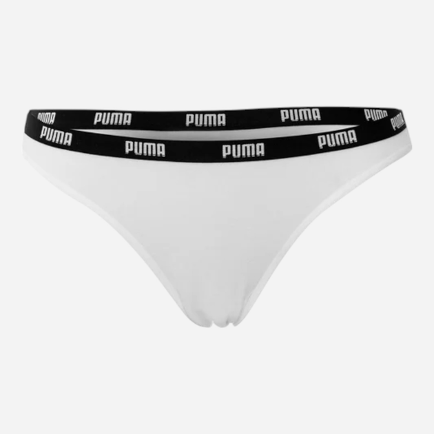 Zestaw damskich majtek bikini 2 szt Puma Women Bikini 2P Hang 90784704 S Biały (8718824910925) - obraz 6