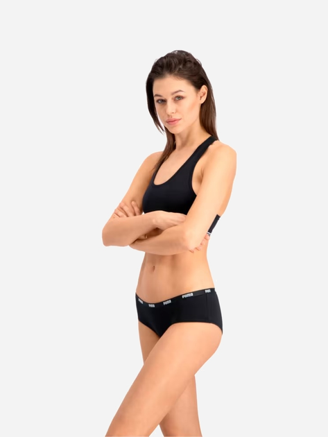 Zestaw damskich majtek typu hipster 2 szt Puma Women Hipster 2P Hang 90784803 S Czarny (8718824911120) - obraz 7