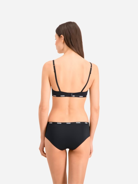 Zestaw damskich majtek typu brazyliany 2 szt Puma Women Microfiber Brazilian 2P Pack 90785504 XS Czarny (8718824912912) - obraz 6
