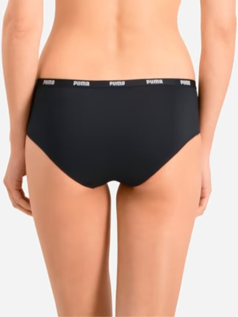 Zestaw damskich majtek typu brazyliany 2 szt Puma Women Microfiber Brazilian 2P Pack 90785504 L Czarny (8718824912943) - obraz 4