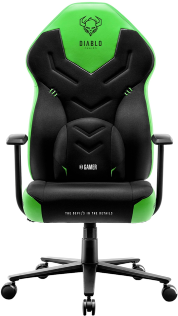 Ігрове крісло Diablo X-Gamer 2.0 Normal Size Green Emerald (5902560337471) - зображення 1