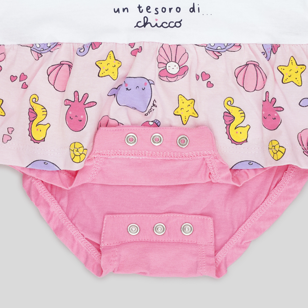 Дитяче боді-сукня для новонародженої дівчинки Chicco 50934-015 68 см Комбіноване (8059609392148) - зображення 4