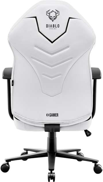 Fotel gamingowy Diablo X-Gamer 2.0 Normal Size Snow White (5902560337495) - obraz 4