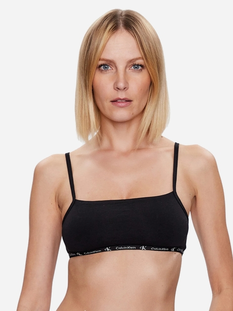 Zestaw biustonoszy damskich bez fiszbin Calvin Klein Underwear 000QF7215E-BIK L 2 szt Czarny (8720107315815) - obraz 2