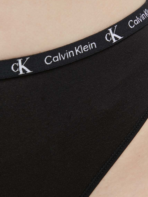 Набір трусиків сліпів жіночих бавовняних Calvin Klein Underwear 000QD3991E-BIK S 2 шт Чорний/Тигровий (8720107317581) - зображення 9