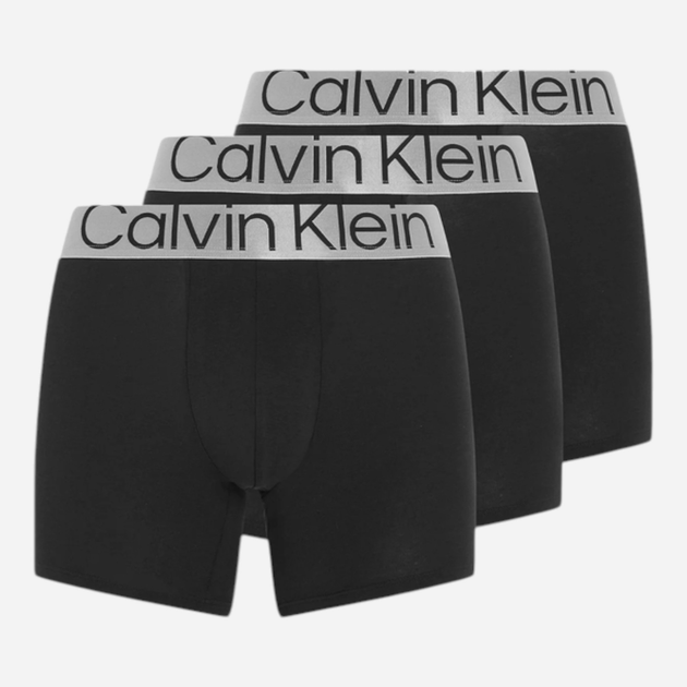 Набір трусів-боксерів чоловічих Calvin Klein Underwear 000NB3131A-7V1 2XL 3 шт Чорний (8719855392971) - зображення 1