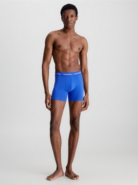 Набір трусів-боксерів чоловічих Calvin Klein Underwear 000NB1770A-4KU L 3 шт Синій/Темно-синій/Чорний (8719115052720) - зображення 5