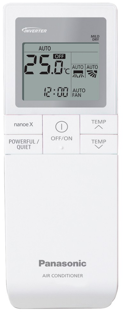 Кондиціонер Panasonic Super Compact CS-TZ20ZKEW/CU-TZ20ZKE, 20 м2, інвертор, A++/A++, до -15°С, Wi-Fi, R32, білий (CS-TZ20ZKEW/CU-TZ20ZKE) - изображение 8