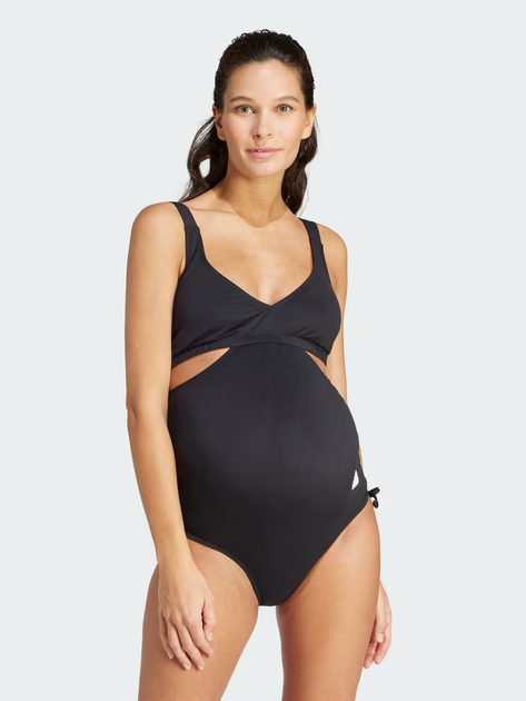 Strój kąpielowy jednoczęściowy ciążowy damski adidas Mat Swimsuit IP6516 M Czarny (4067887756020) - obraz 1