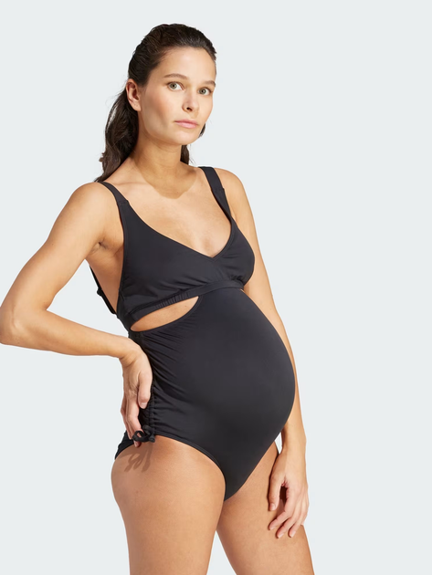 Купальник суцільний жіночий для вагітних adidas Mat Swimsuit IP6516 S Чорний (4067887756037) - зображення 3