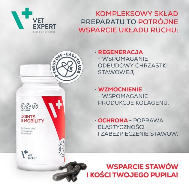 Добавки для собак та котів Vet Expert суглоби та рухливість 30 капсул (5902414202054) - зображення 3