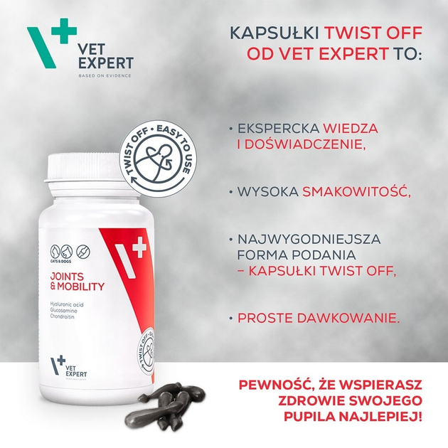 Добавки для собак та котів Vet Expert суглоби та рухливість 30 капсул (5902414202054) - зображення 7