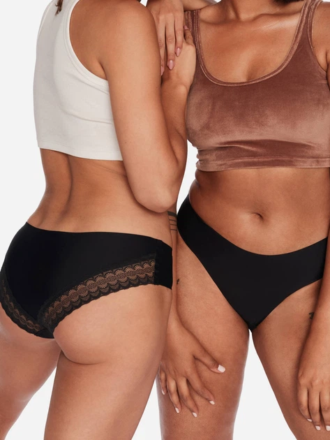 Zestaw damskich majtek typu figi 2 szt Esotiq 39007-K002 M Czarny (5901656972329) - obraz 2