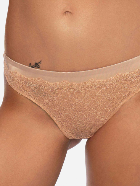 Majtki brazyliany damskie Esotiq 41409-18X S Złote (5903972265666) - obraz 5