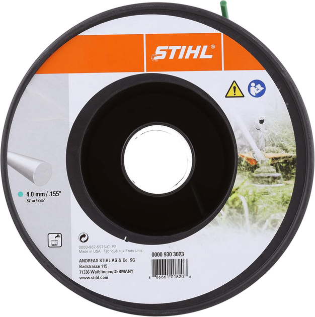Żyłka tnąca (w rolkach) Stihl Ø4 mm 87 m (886661018208) - obraz 4